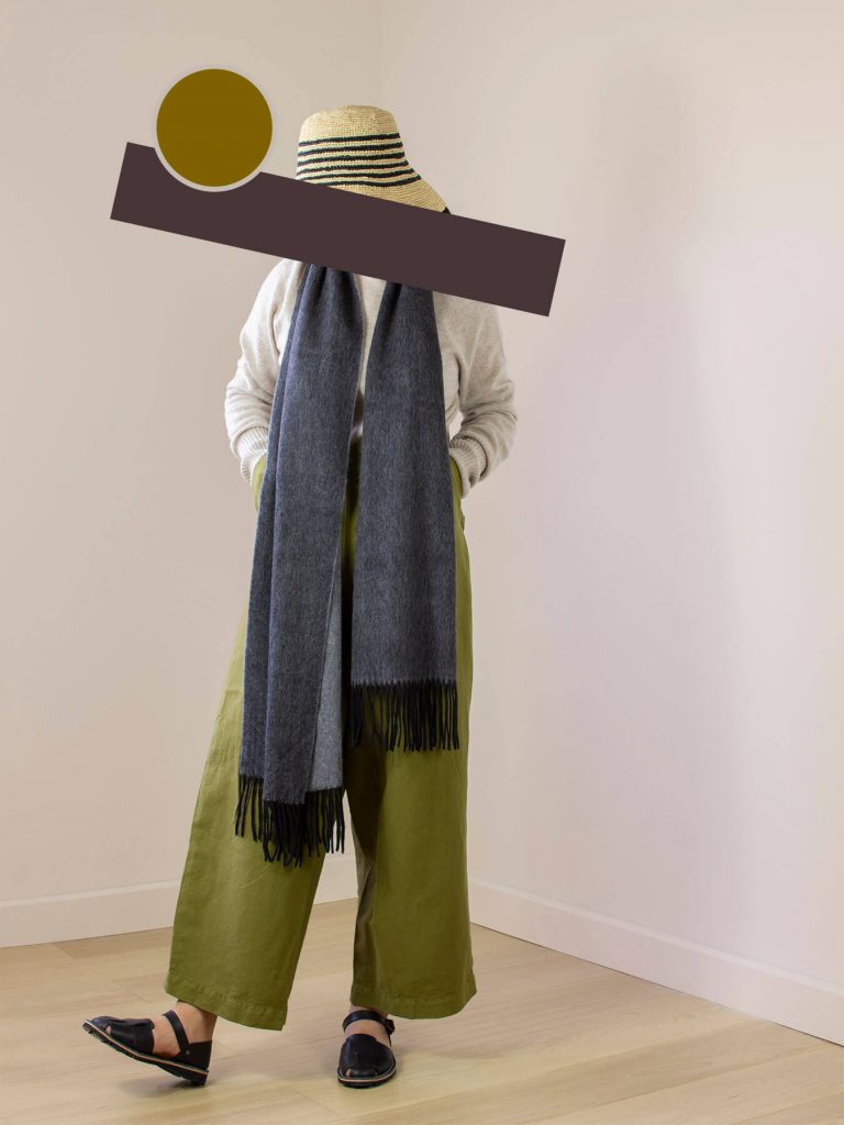 shawl 2 tone