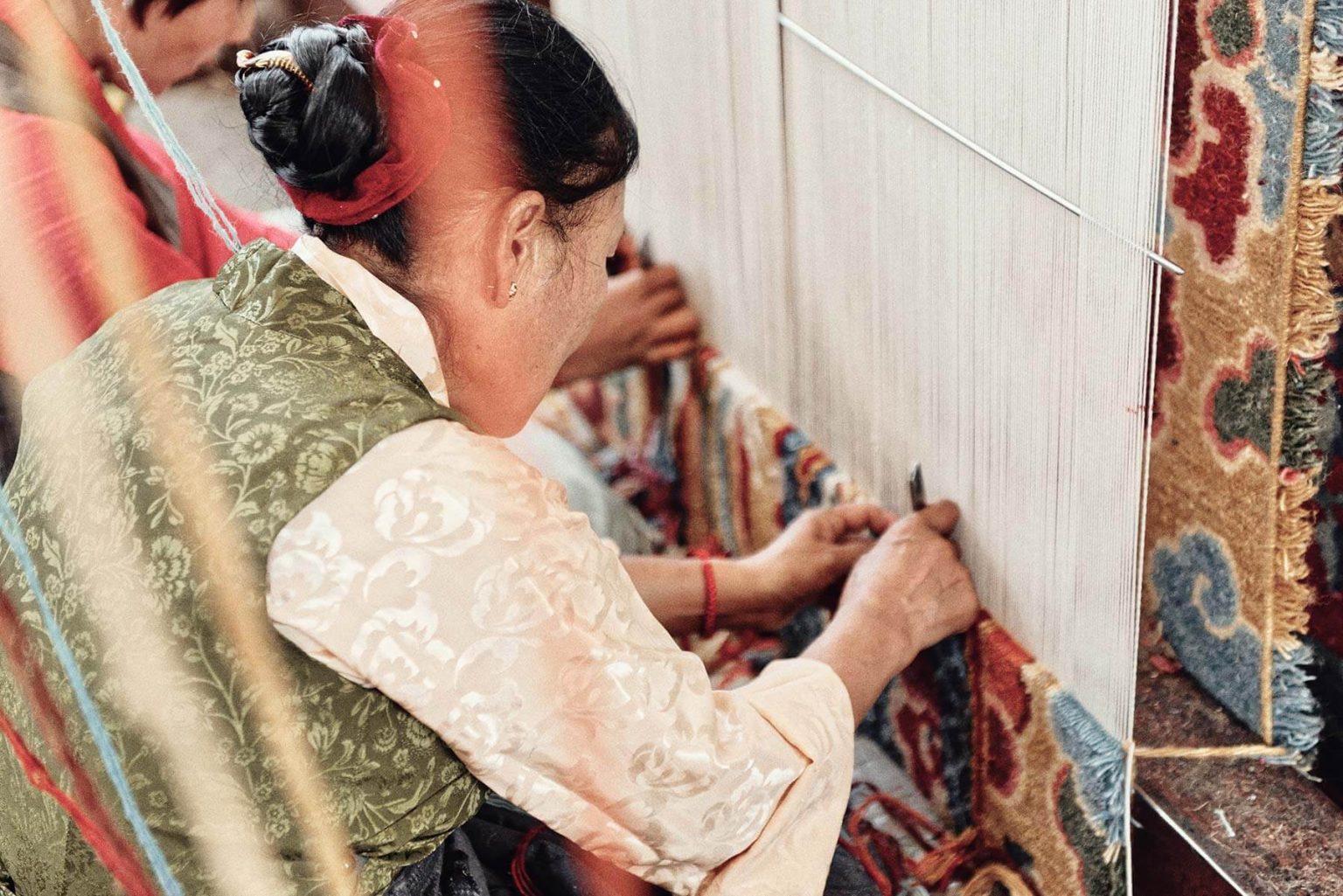 How is our Tibetan wool rug made • Oats & Rice