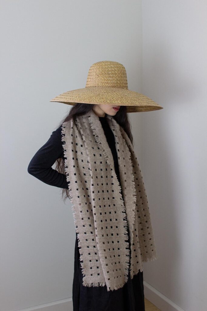 Simple Scarf in Latte