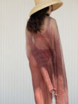 Macaron Ombre Cashmere Scarf Beetroot 13