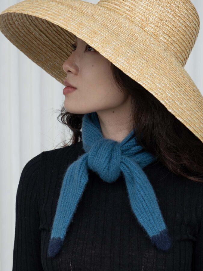 Dorothy Cashmere Neck Scarf Aegean