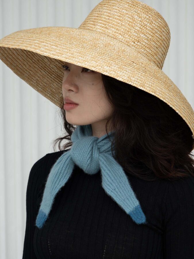 Dorothy Cashmere Neck Scarf Blue