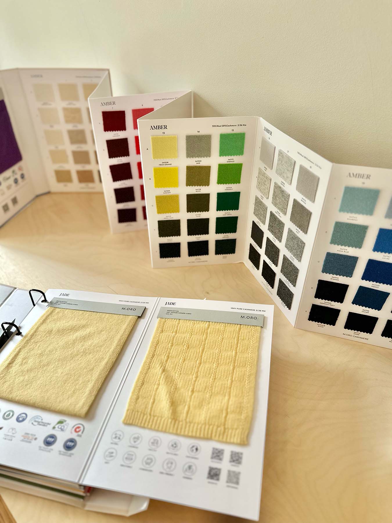 yarn swatch book 6