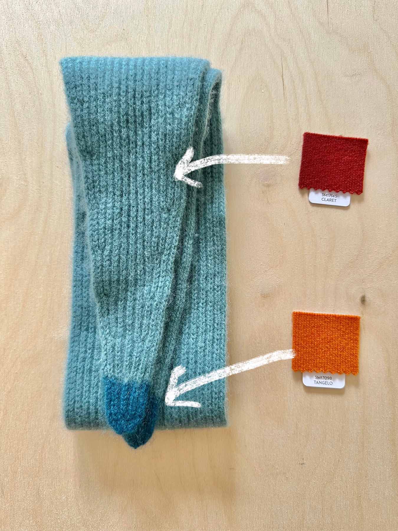 yarn swatch book 8