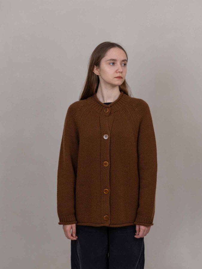 Juno Cashmere Cardigan Tamarind
