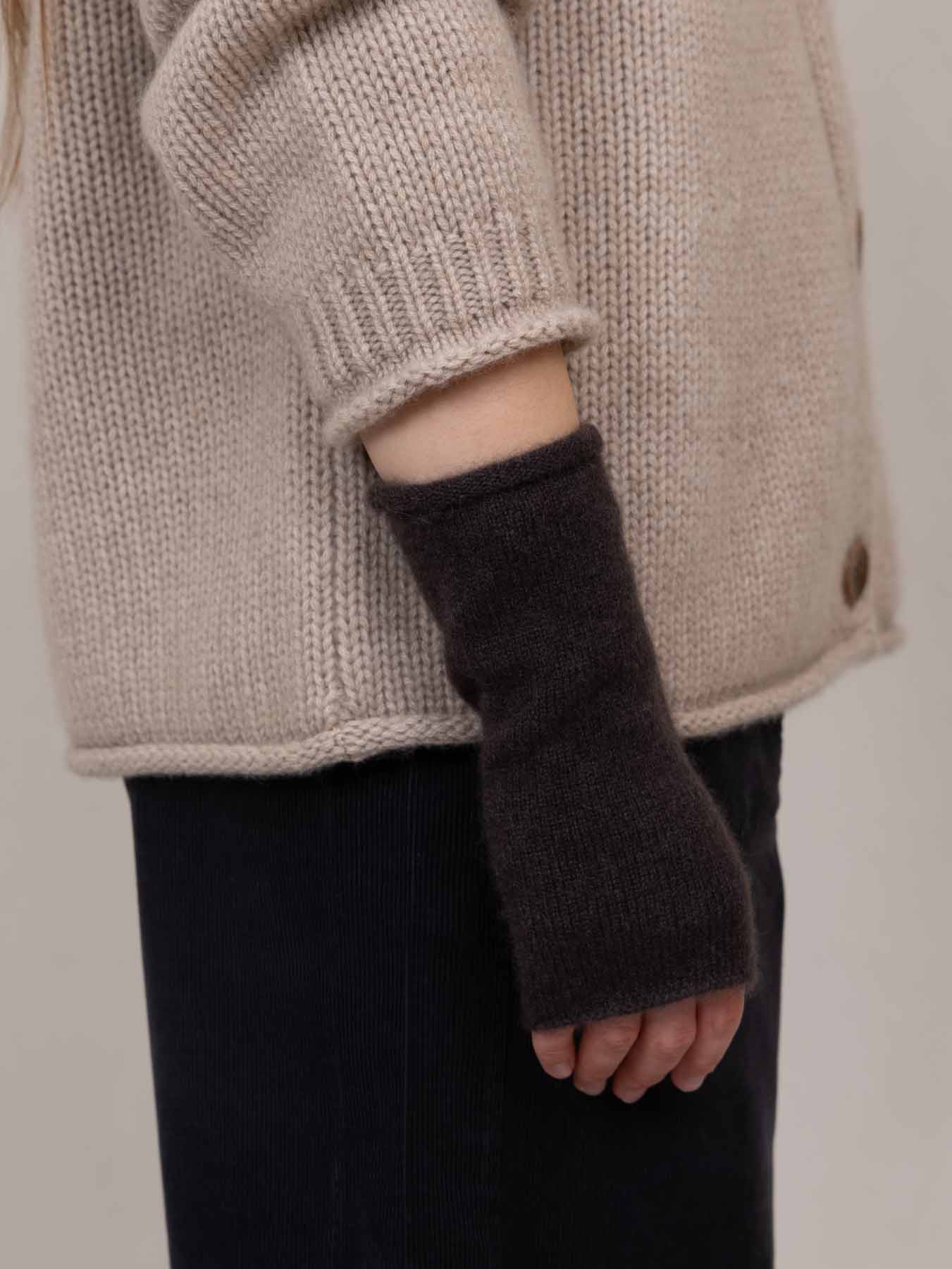 Nori Wrist Warmers Cocoa
