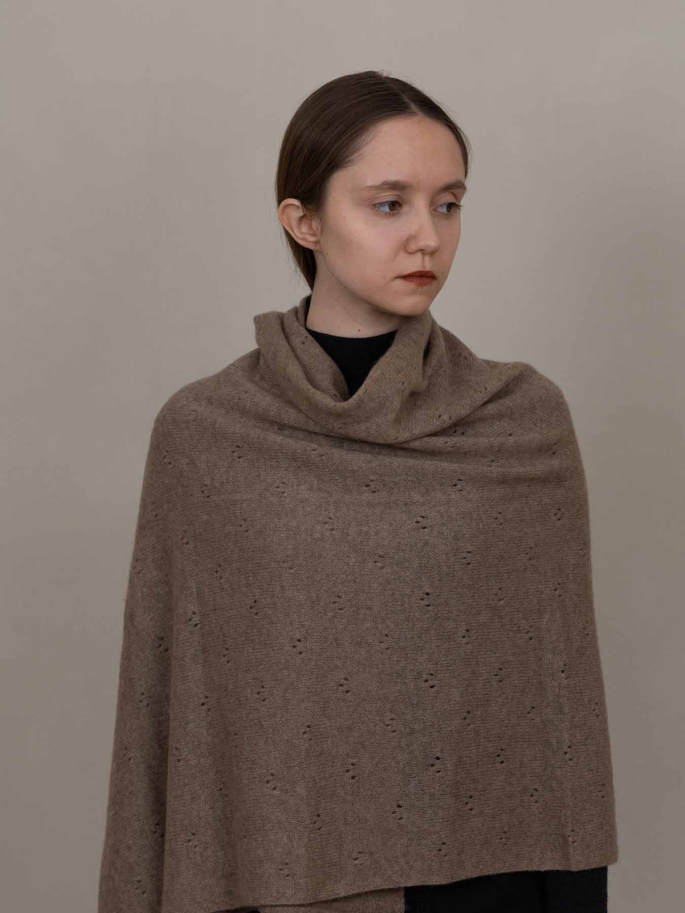 Moor Cashmere Wrap Beige