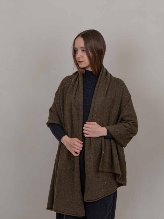 Moor Cashmere Wrap Green