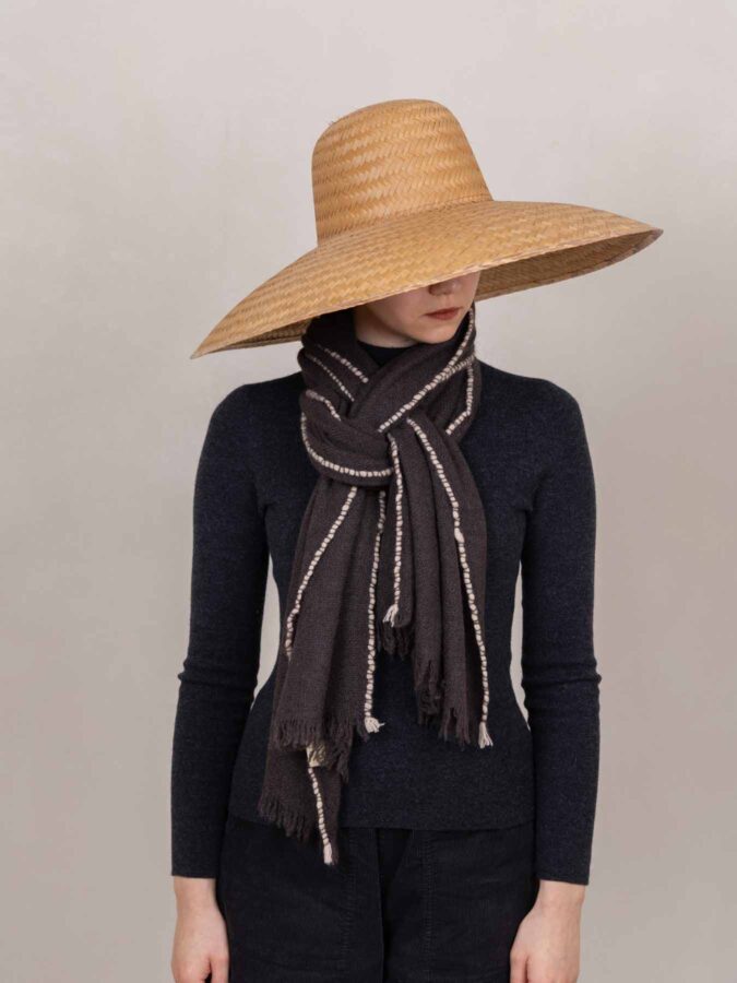 Weaver Cashmere Scarf Cocoa