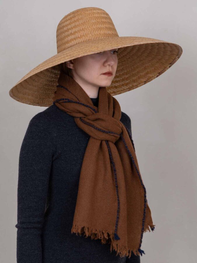 Weaver Cashmere Scarf Tawny