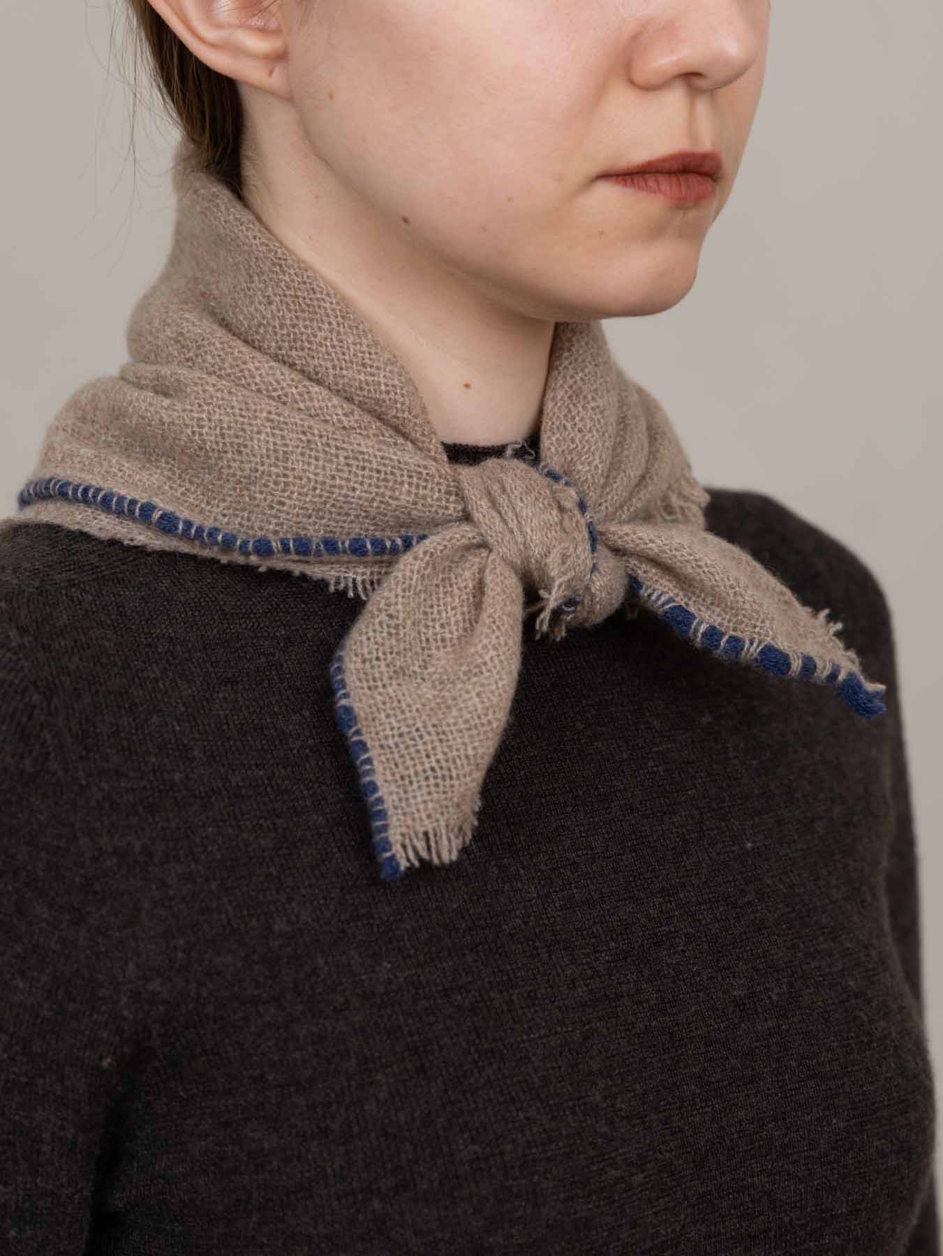 Noma Cashmere Foulard Beige