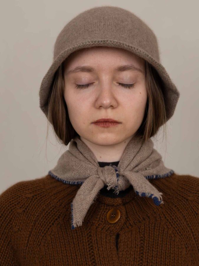 Noma Cashmere Foulard Beige