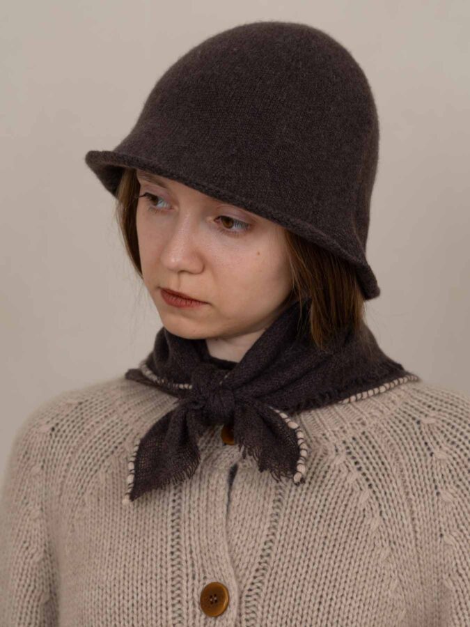 Noma Cashmere Foulard Cocoa
