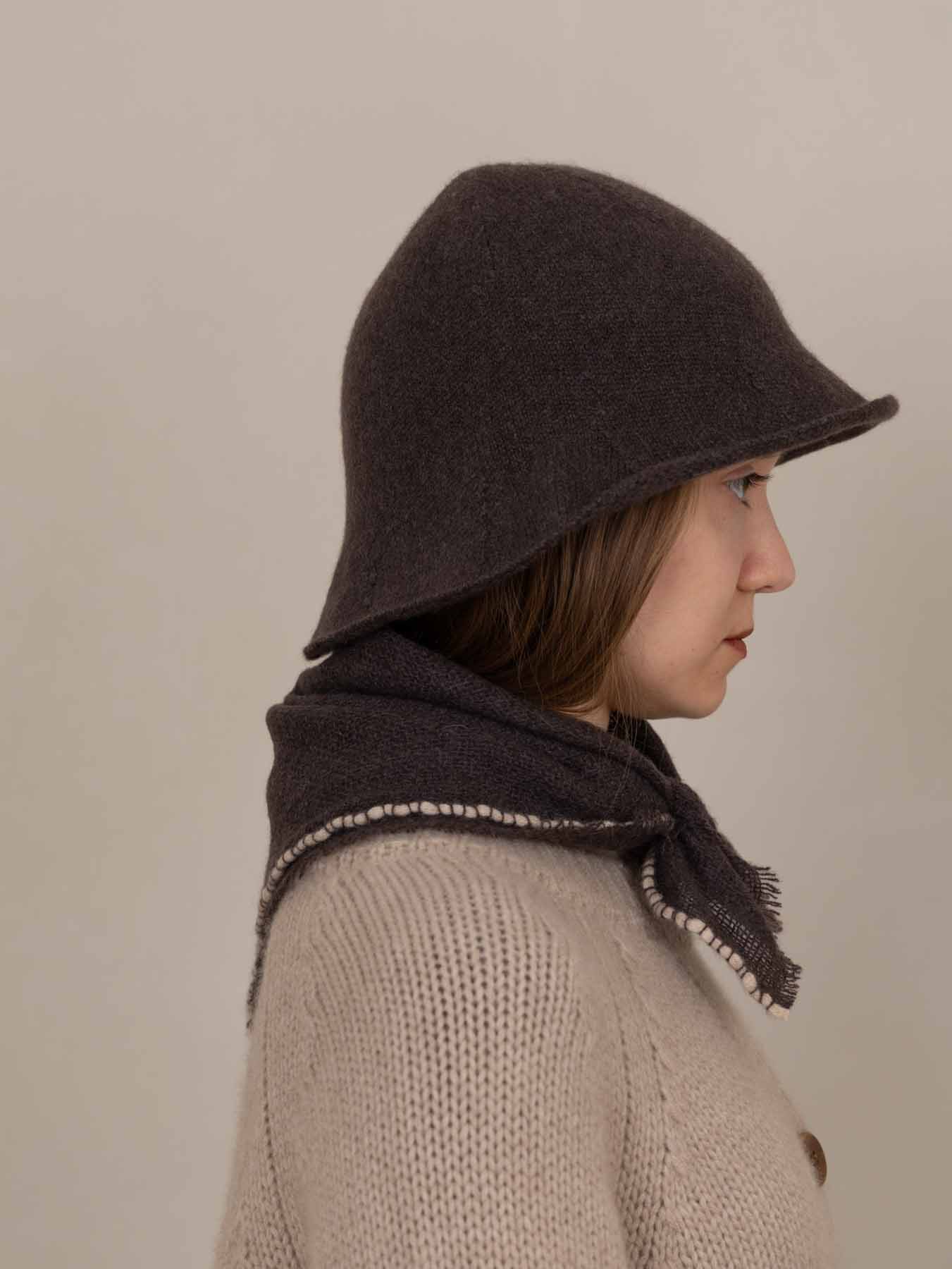 Noma Cashmere Foulard Cocoa