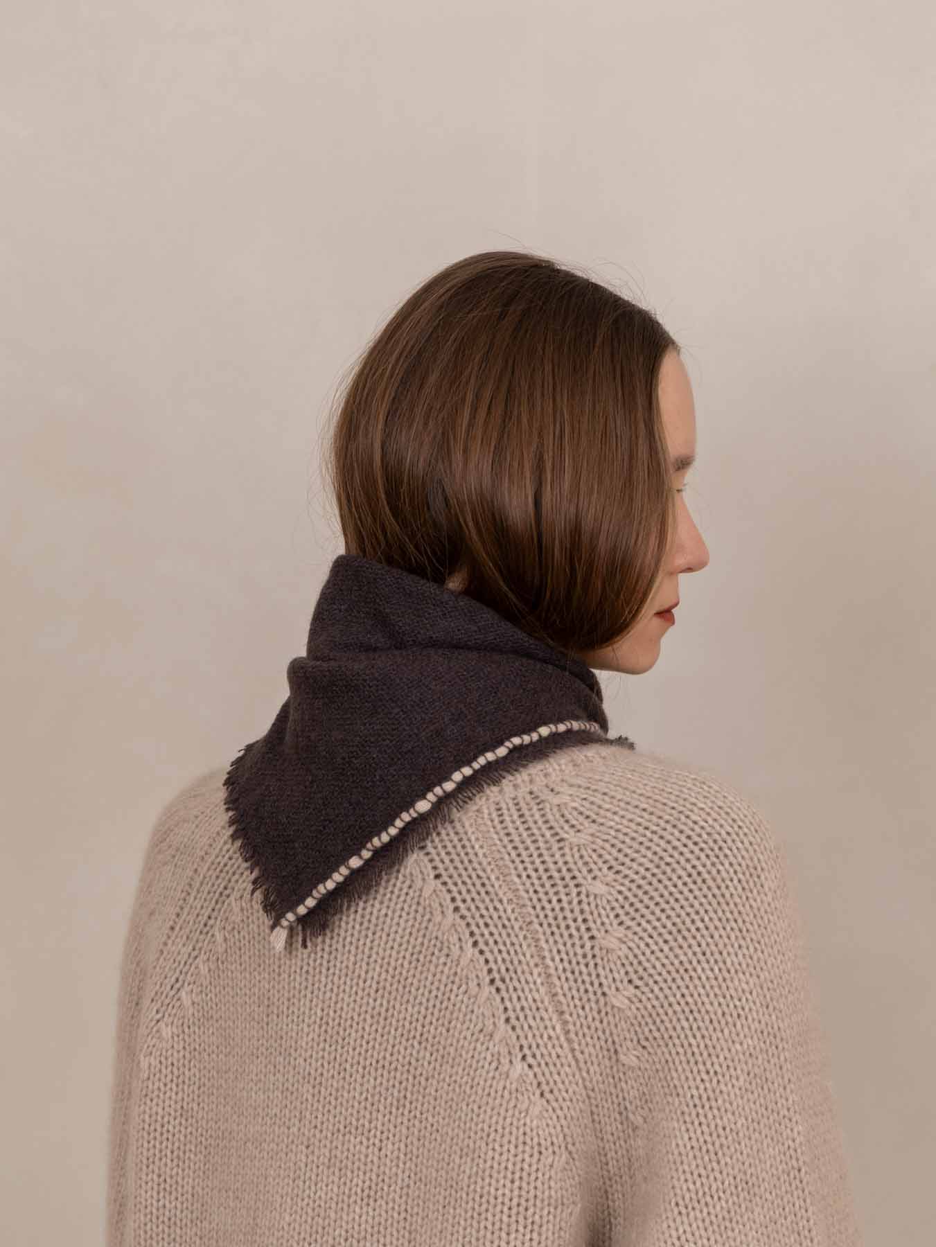 Noma Cashmere Foulard Cocoa