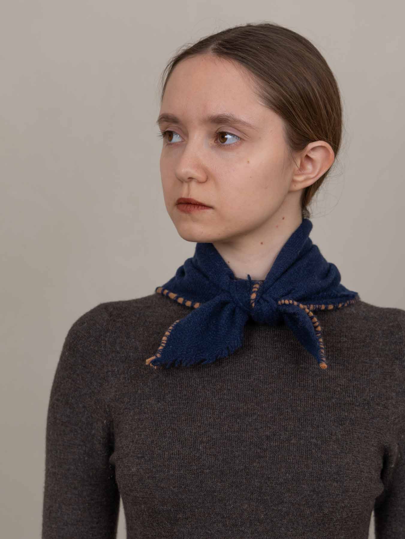 Noma Cashmere Foulard Navy