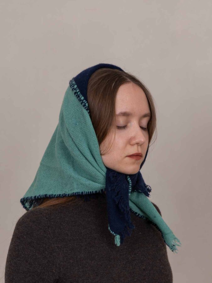 Wonder Cashmere Foulard Blue