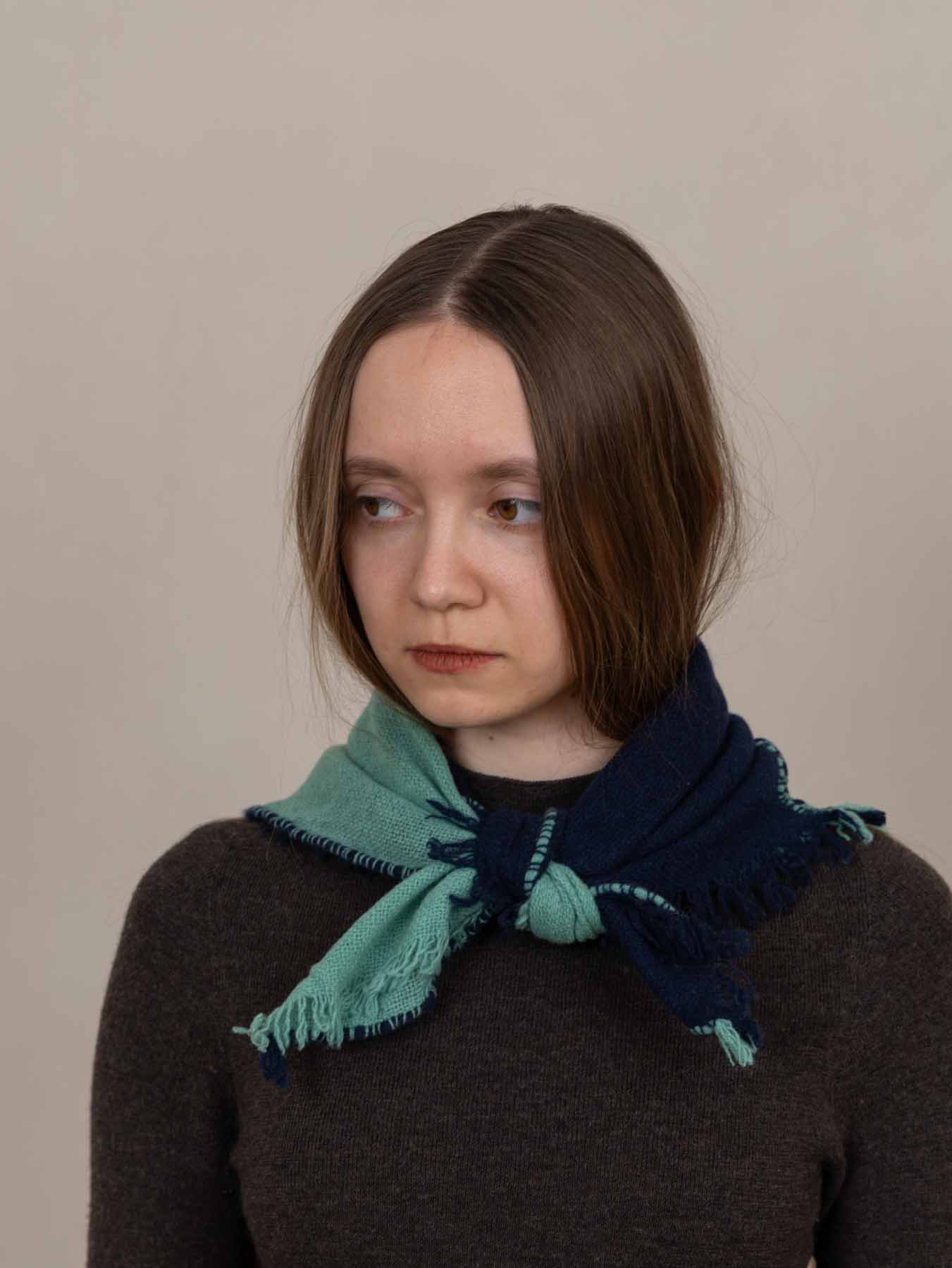 Wonder Cashmere Foulard Blue