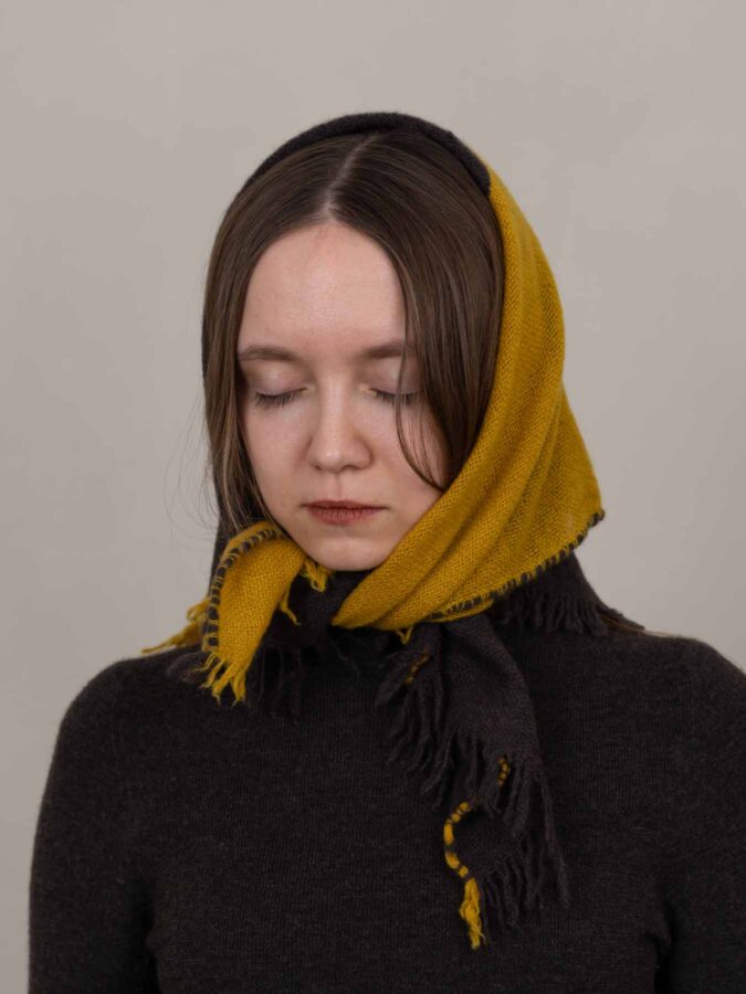 Wonder Cashmere Foulard Yellow