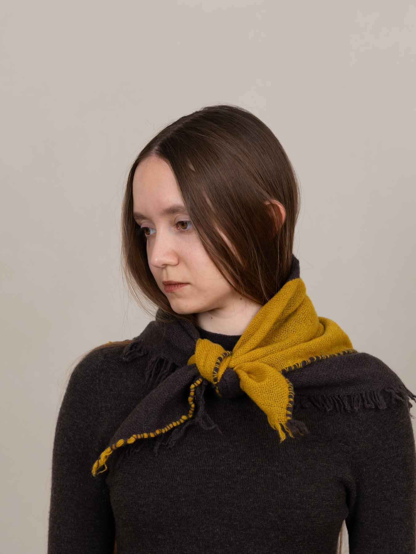 Wonder Cashmere Foulard Yellow