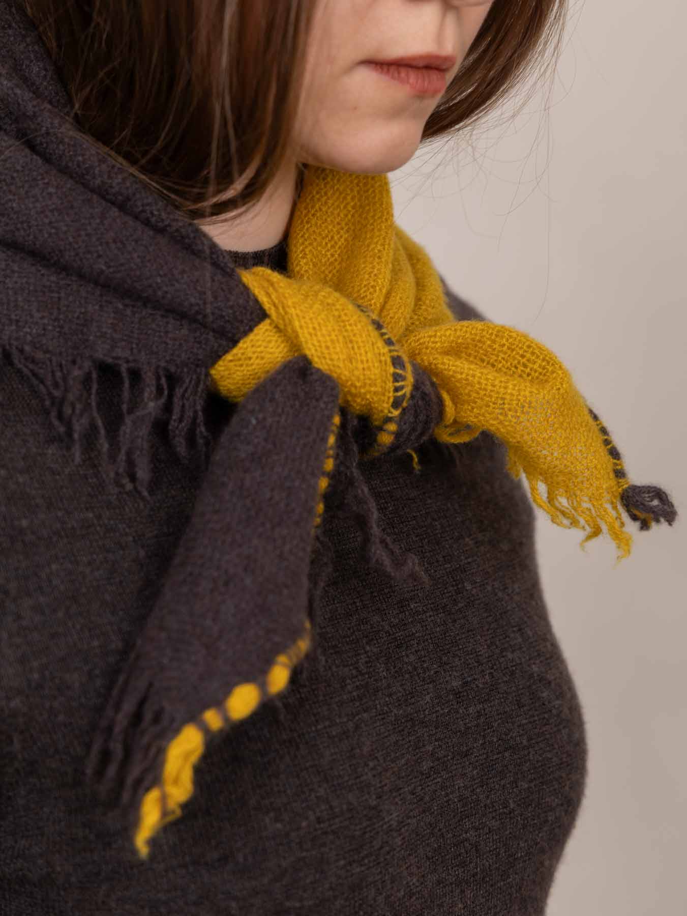 Wonder Cashmere Foulard Yellow