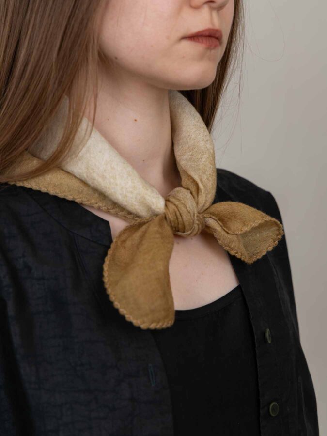 Muse Cashmere Foulard Butter