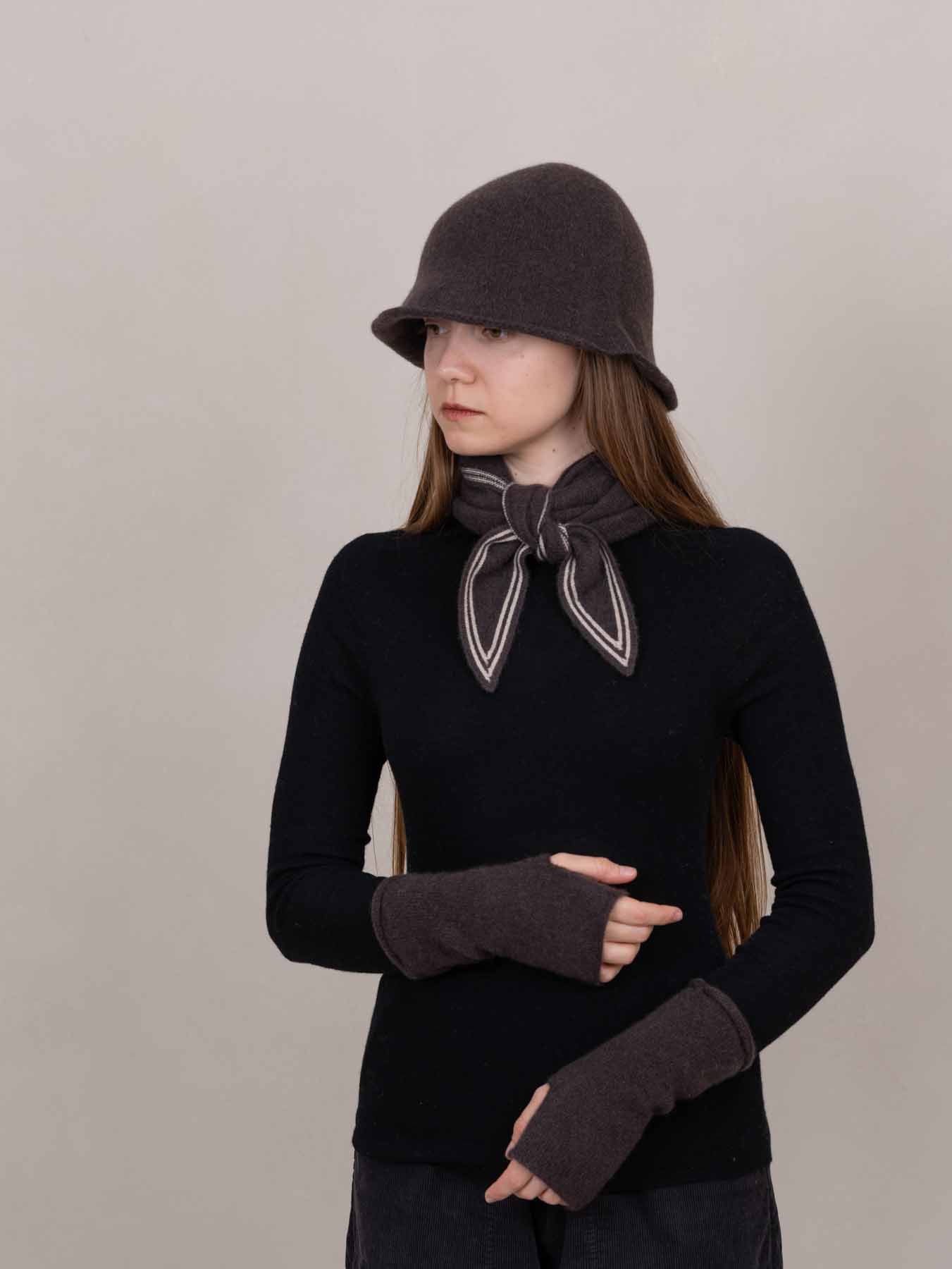 Nori Wrist Warmers Cocoa